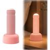Generic Divertente luce notturna, lampada a LED ricaricabile a colonna creativa | Luce notturna creativa a forma di pene, per camera da letto, strana luce notturna, decorazione per scherzi