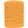 GOHOF Corda in cotone macramè di alta qualità, 4 mm x 300 m, 4 fili intrecciati in morbido cotone, perfetta per macramè, arancione