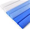 Netuno 6 rotoli carta crespa bianco azzurro blu 200x50 cm battesimo bimbo | Si taglia e si strappa facilmente · per pignatta, festoni e centrotavola di nascita, comunione e primo compleanno