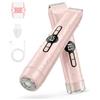 Carehabi Rasoio Elettrico Donna e Rasoio Intimo Donna, 2 in 1 Depilatore Corpo con Display LED, Impermeabile IPX7 per Doccia e Bikini, Lame in Ceramica, Motore Silenzioso, Ricaricabile Type-C, Rosa