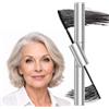 STNFAREBI Mascara Doppia Estremità per Donne Mature, Tubing Mascara Nero con Doppio Scovolino per Ciglia Superiori e Inferiori, Ciglia Naturali Definite e Separate, Lunga Tenuta 12H, Anti-Sbavature, Senza Grumi