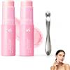 GHEART Pink Collagen Volume Multi Balm Stick, Sticks Idratante Portatile, 10g | Multiuso Stick Idratante per Labbra, Occhi e Collo, Stick Viso Nutriente, Idrata e Leviga, 2PC