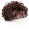 PEKNUX Parrucca Da Donna Di Ricambio Per Capelli Per Madri Di Mezza Età E Anziane Per Coprire Capelli Bianchi Ricci Corti Simulati
