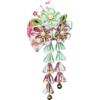 JIAHG Donne giapponesi kimono fiori fermagli per capelli ragazze nappe graziose clip per capelli tradizionali giapponesi Kanzashi, forcina per capelli da sposa (verde)