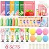 Trulloyoo Set regalo donna,Set per la cura del viso da 42 pezzi, set skin care | Ideale per compleanni e Natale; include maschere viso, crema mani, balsamo labbra, patch occhi e bombe da bagno