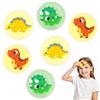 AYBUY Ghiaccio Gel Riutilizzabile Bambini, 6 pezzi Cuscinetti Refrigeranti | per bambini, Impacco Caldo Freddo con Freezer e Microonde, Borse di ghiaccio per Punture di Insetti, Dinosauro
