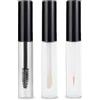 Zhhuoc 3 tubi vuoti per mascara, 10 ml, colore nero, con bacchetta in vetro, per olio di ricino, bottiglie con pennello, bacchetta trasparente, contenitori ricaricabili per cosmetici fai da te