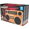 Lustrens Altoparlante Bluetooth portatile, stile radio a cassette retrò, con radio FM e ingresso AUX