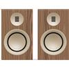 Lustrens Altoparlanti passivi con tweeter AMT e woofer da 5,25 pollici in alluminio, finitura noce con dettagli in oro rosa