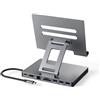 Lustrens Hub USB-C con base, adattatore 9-in-1 per iPad Pro con uscita HDMI 4K e porta Ethernet