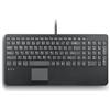 Lustrens Tastiera QWERTY compatta con cavo, touchpad e 2 porte USB