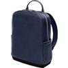 Moleskine Zaino Collezione Classic in Pelle, Zaino per PC compatibile con Tablet, Laptop iPad fino a 15", 32 x 42 x 11 cm, Blu Zaffiro
