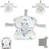 Moni Cuscino bagno bambini Sea Stars HA-B48, cuscino da bagno, clip in plastica, colori:blu