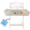 CATCHY - Raccoglicibo per Seggiolone - Compatibile con Stokke Tripp Trapp | Raccoglibriciole per Seggiolone - Seggiolone Venduto Separatamente - Accessorio per Seggiolone - Vassoio Raccogli-Cibo