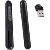 GifBasg Telecomando di presentazione wireless 2 in 1 USB e USB-C, puntatore laser rosso 2,4 GHz per PowerPoint, PC compatibile, Mac, Linux, Android, Google Slides, Keynote, PDF