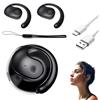 LEVMEK Cuffie traduttore AI, Cuffie con traduzione in tempo reale con traduzione in tempo reale 144+ lingue, auricolari Bluetooth open ear talkbuds per iOS e Android con app per viaggi affari studio, nero