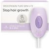 SmoothSkin Pure Mini Lite IPL - Dispositivo di depilazione laser compatto a casa per donne, sicuro per viso e corpo, riduzione permanente dei capelli, delicato e indolore, risultati di qualità da
