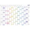 Neumann Verlage GmbH & Co Jahresplaner XL Prisma 14 Mon 1 Stk. gerollt 2027: Plakatkalender 100x70 cm im Rainbow-Design mit Jahresübersicht, Ferienkalender & Arbeitstagezählung für Büro & Homeoffice