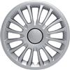 Start Borchie Set Copricerchi Auto Grigi Monza 15'' 4 Pezzi In ABS