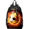 SYTTNUM Borsa Scuola Calcio, Zaino Scuola Calcio, Zaino Leggero Regolabile per Gite Scolastiche e Viaggi sul Campo, Regalo per il Ritorno a Scuola per i Bambini - 16 Pollici