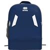 Errea Zaino unisex Booker 33 LT per sport e squadre, blu scuro/bianco