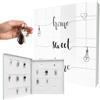 Generic Cassa 30x30 cm Dolce casa Porta Sinistra Bianco | Appendiabiti | Bacheca | Vetrinetta | Nicchia | Casellario | Armadio | Gancio | Quadro | Mobiletto | Contenitore | Supporto
