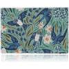 Relaxdays Zerbino da Ingresso in Fibre di Cocco, Design Rondini, Rettangolare 40x60 cm, Interni e Esterni, Multicolore