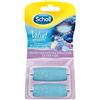 Dr. Scholl's Scholl, Set di rulli di ricambio Velvet Smooth con cristalli di diamante, incl. 1 rullo extra fine e 1 rullo esfoliante a grana grossa