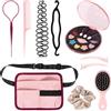 Bayer Design Set da parrucchiere per bambini con trucchi | Cintura da parrucchiere con spazzola, pettine, elastico per trecce e fermagli per capelli