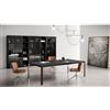 ABOUT OFFICE Armadio legno HYPE con ante in vetro o vetro laccato e telaio in alluminio