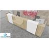 ABOUT OFFICE Bancone reception funny L425 P82,5 H107,5 con piano disabili