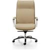 LTFORM Poltrona direzionale CROMA VIP monocolore