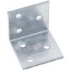 Connex HVG2410 - Raccordo a gomito, zincato, 25 pezzi, 40 x 40 x 40 x 2 mm