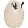 Lanco Pets Lanco Uovo che Ride Mini Bianco, Gioco Cane Caucciù Naturale | Gioco morbido da masticare che stimola il gioco attivo, Fatto e dipinto a mano in lattice naturale