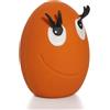 Lanco Pets Lanco Uovo che Ride Mini Arancione, Gioco Cane Caucciù Naturale | Gioco morbido da masticare che stimola il gioco attivo, Fatto e dipinto a mano in lattice naturale