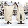 KEEPAA Copertura Antigelo Piante 2 Pezzi 120x180 cm fino a -15°C Beige | Tessuto non tessuto cordino serraggio riutilizzabile vasi esterni ulivo palma -15°C traspirante impermeabile