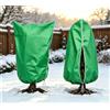 KEEPAA Copertura Antigelo Piante 2 Pezzi 120x180 cm fino a -15°C Verde | Tessuto non tessuto cordino serraggio riutilizzabile vasi esterni ulivo palma -15°C traspirante impermeabile