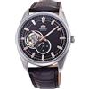 ORIENT Contemporary Small Seconds Semi Skeleton - Orologio da polso automatico scheletrato piccoli secondi in acciaio o pelle casual chic RA-AR00