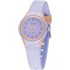 SINAR Orologio da polso sportivo da ragazza, analogico, al quarzo, 10 bar, impermeabile, cinturino in silicone lilla Apricot XB-47-17, lilla., Moderno