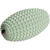 Perodlly Sfera massaggiante vibrante, rullo massaggiante per piedi in silicone, verde.