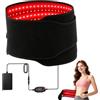 Halorin Cintura con lampada a luce rossa, 105 LED per terapia della luce, 660 nm/850 nm, luce rossa e vicina a infrarossi, 5 livelli di timer e 3 luminosità, 10 Hz/40 Hz, modalità pulsazioni, cintura luminosa