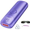 Zerellia Epilatore Luce Pulsata con Funzione di Raffreddamento a Ghiaccio | Modalità Manuale e Automatica, 9 Livelli di Energia, 999900 Flash per Donna e Uomo, Viso Corpo Bikini