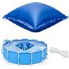 TZEKING 1PCS Cuscino Piscina Invernale 4 Piedi,1 Corde di Fissaggio Lunghe 15 Metri,Cuscino di Copertura per Piscina,Cuscino d'Aria per Piscina Invernale,Cuscino GGonfiabile per Fuori Terra Cuscino