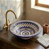 Generico Lavabo Lavandino Etnico in Ceramica Terracotta Marocchina - Eleganza Artigianale per Ogni Stile di Bagno 2703261302