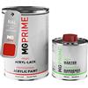 MG PRIME RAL 3020 Rosso traffico satinato, barattolo di vernice acrilica 2K 1,5 L | Traffic red, Kit 2K vernice + indurente, a rapida essiccazione