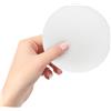 MUCKLILY Paralume Palla Vetro Sferico Bianco, Lampadario Sfera per Soffitto | Paralume Tondo Satinato, Vetro Lampada Sferico da 6, 5cm, per Camera e Zona Pranzo