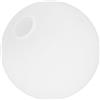 ASAKKURA Paralume Sfera Vetro Bianco Opalino 150 MM per Lampadario Sospeso e Plafoniera, Copertura Luminosa per Ambienti Interni