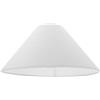 Operitacx Paralume Bianco E27 Conico per Lampade da Comodino | Tessuto Misto Cotone Lino, Luce Morbida e Atmosfera Diffusa, per Studio e Tavoli da Lavoro