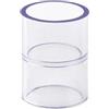 Generico Raccordo UPVC trasparente, dritto gomito T | Raccordo 20~50mm, adattatore tubo for acquario e serbatoio acqua(1pc-Straight,I.D 20mm)