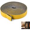 Prloelxe Guarnizione piatta autoadesiva in fibra di vetro, 3 mm x 10 mm x 3 m